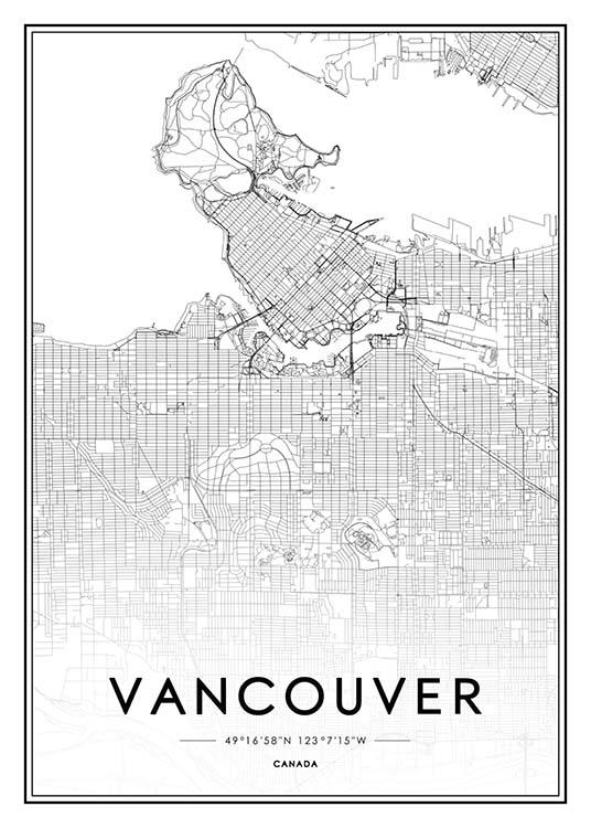 Vancouver Poster Vancouver Canada desenio.eu