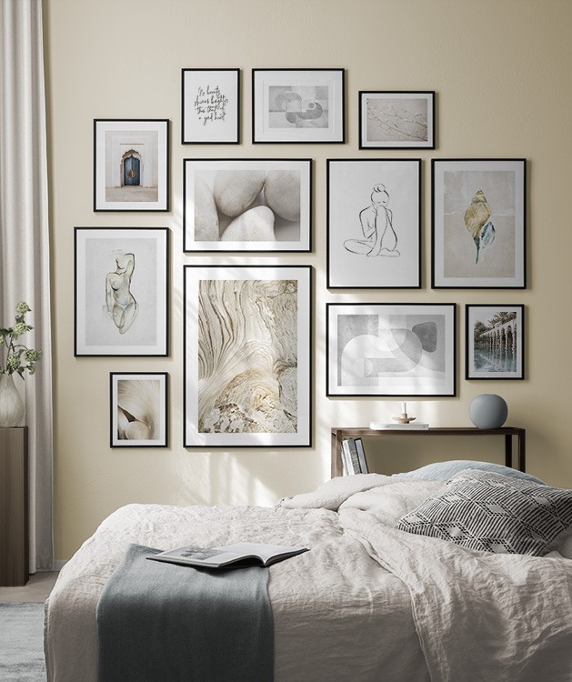 Page 2 - Bedroom inspiration | Posters and art prints in picture walls ...