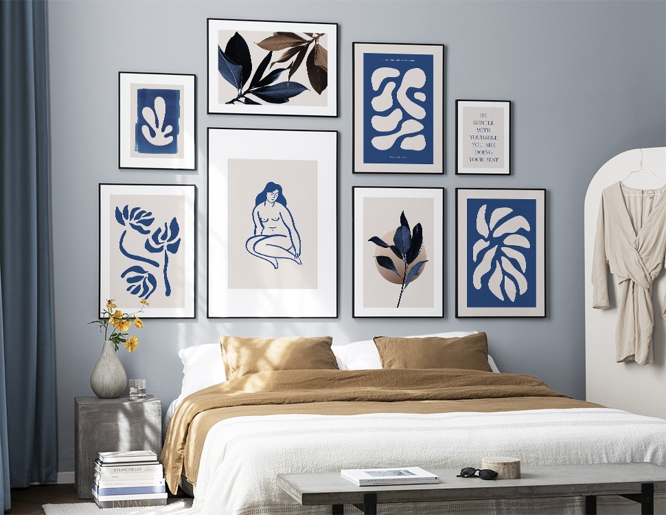Page 2 - Bedroom inspiration | Posters and art prints in picture walls